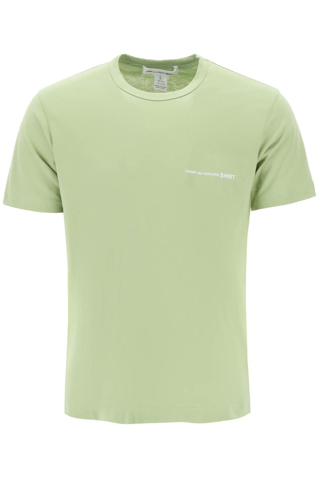 Comme des garcons shirt logo print t-shirt Green