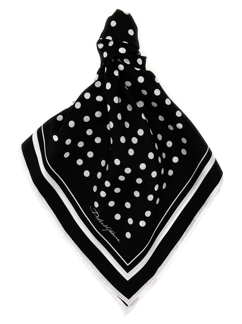 Dolce & Gabbana Polka Dot Scarf
