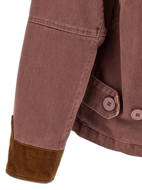 Found Canvas Jacket With Embroideries