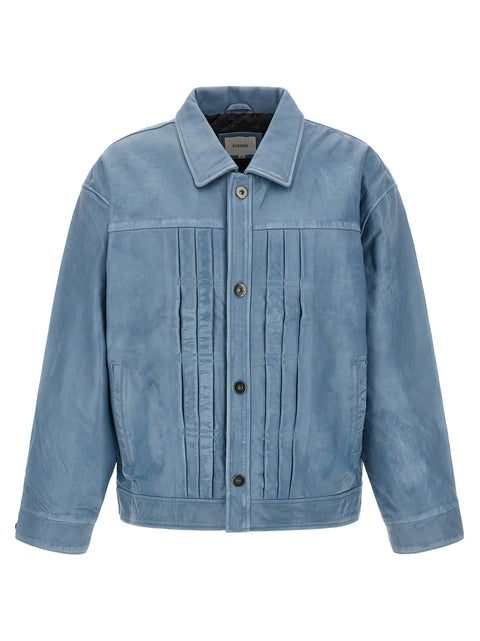 Found Trucker Pleats Jacket