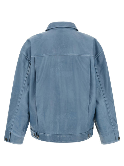 Found Trucker Pleats Jacket