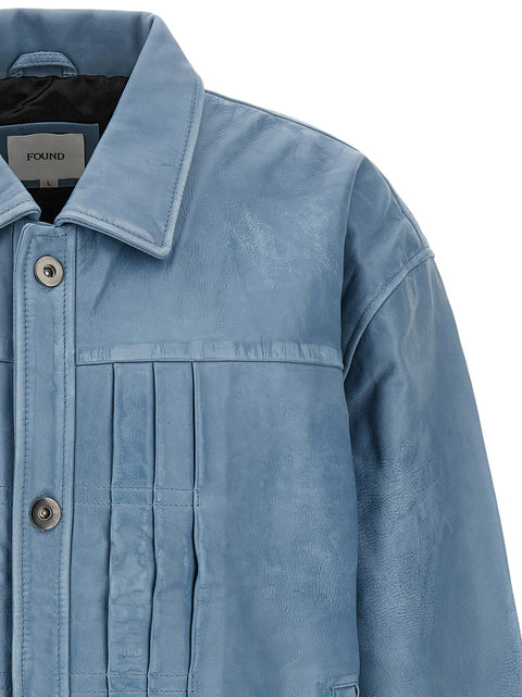 Found Trucker Pleats Jacket
