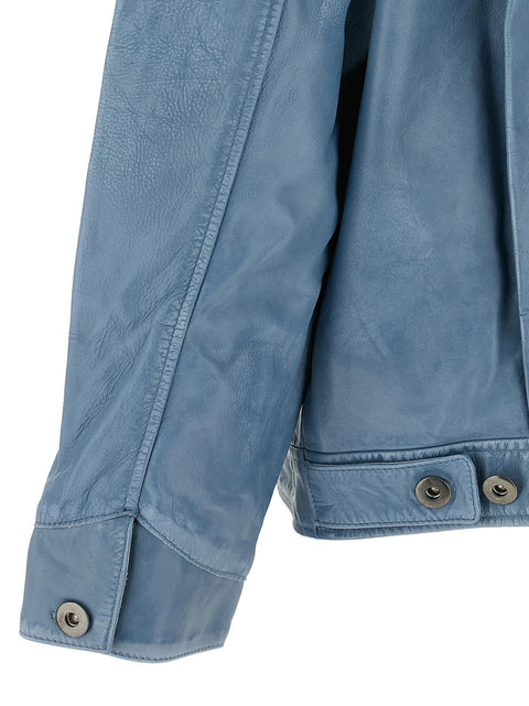 Found Trucker Pleats Jacket