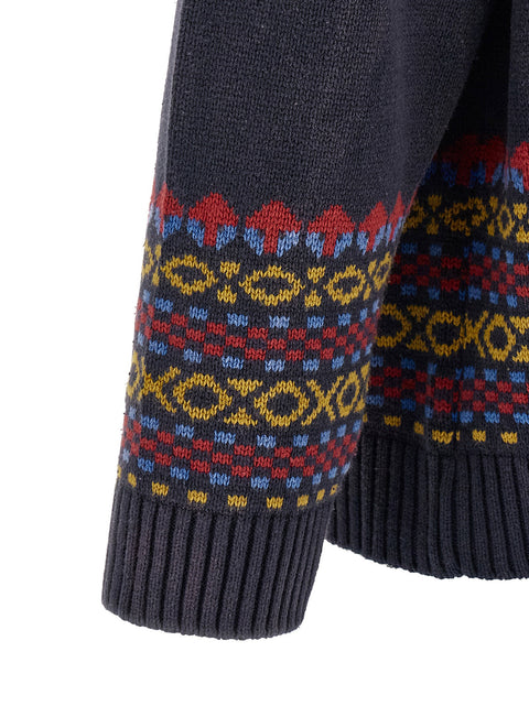 Found Isles Cardigan With Intarsia