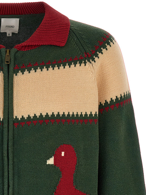 Found Duck Cardigan