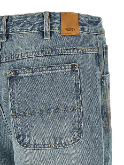 Found Hand Art Jeans