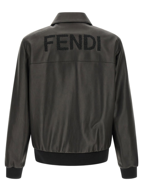 Fendi Leather Blouson