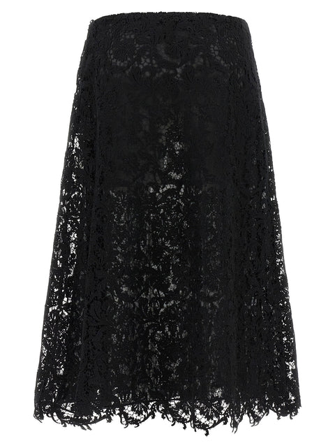 Fendi Macramé Lace Skirt