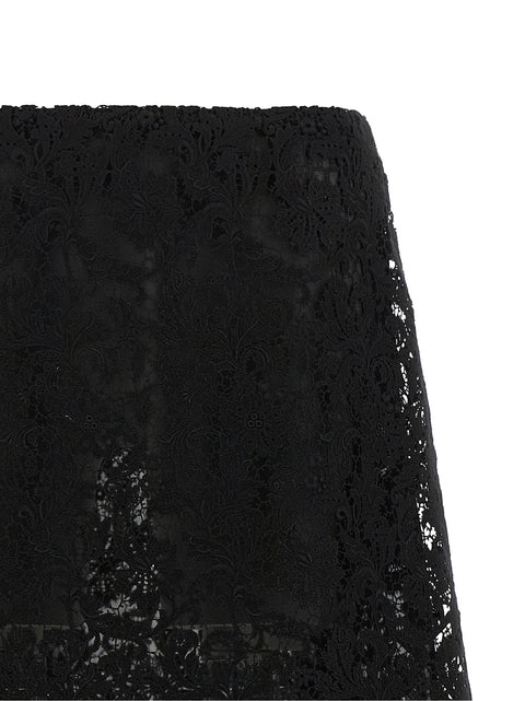 Fendi Macramé Lace Skirt
