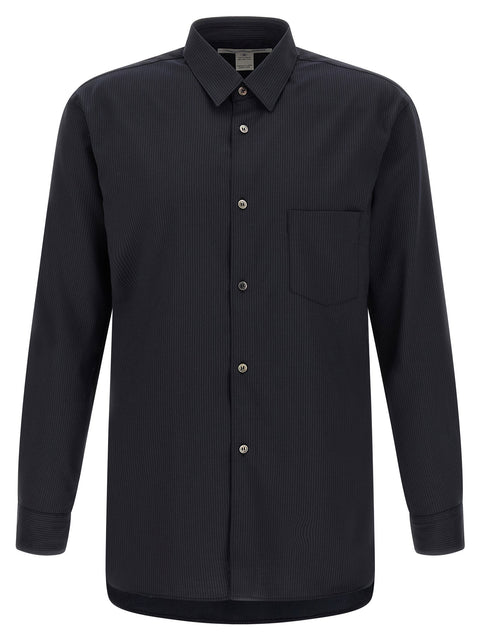 Comme Des Garcons Shirt Pinstriped Shirt