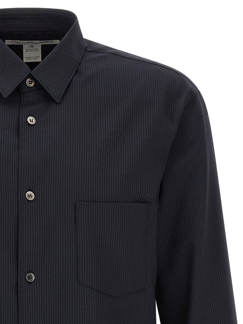 Comme Des Garcons Shirt Pinstriped Shirt