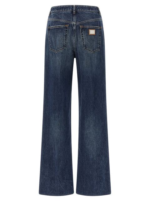 Dolce & Gabbana Logo Plaque Jeans