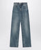 Ami Paris Wide-leg jeans in washed indigo denim