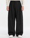 Berlin Pleated Wide-Leg Pants — Black