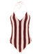 Fendi Pequin One-piece Swimsuit
