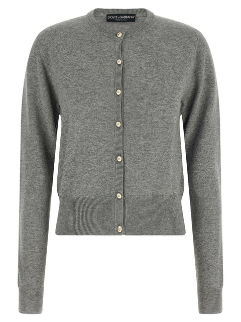 Dolce & Gabbana Logo Buttons Cardigan