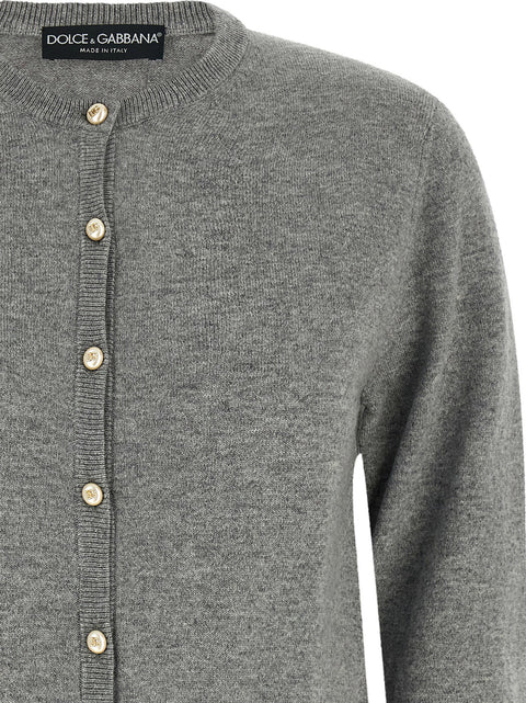 Dolce & Gabbana Logo Buttons Cardigan