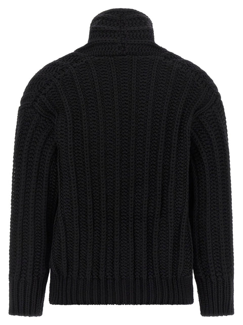 Dolce & Gabbana Coarse Wool Cardigan