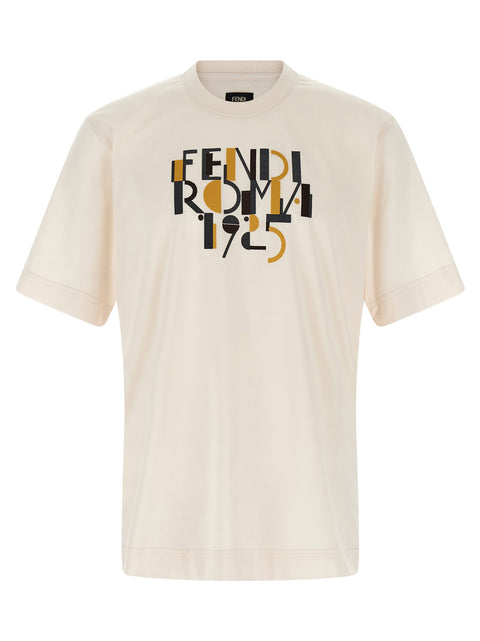 Fendi Roma 1925 Print T-shirt
