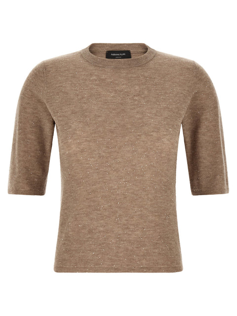 Fabiana Filippi Micro Sequin T-shirt