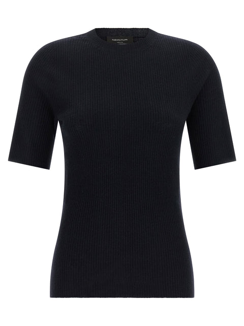Fabiana Filippi Ribbed Knit T-shirt