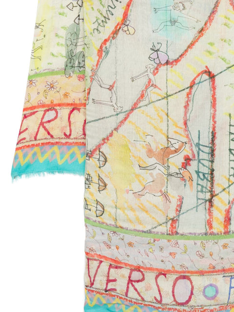 Faliero Sarti Forte Dei Marmi silk blend stole