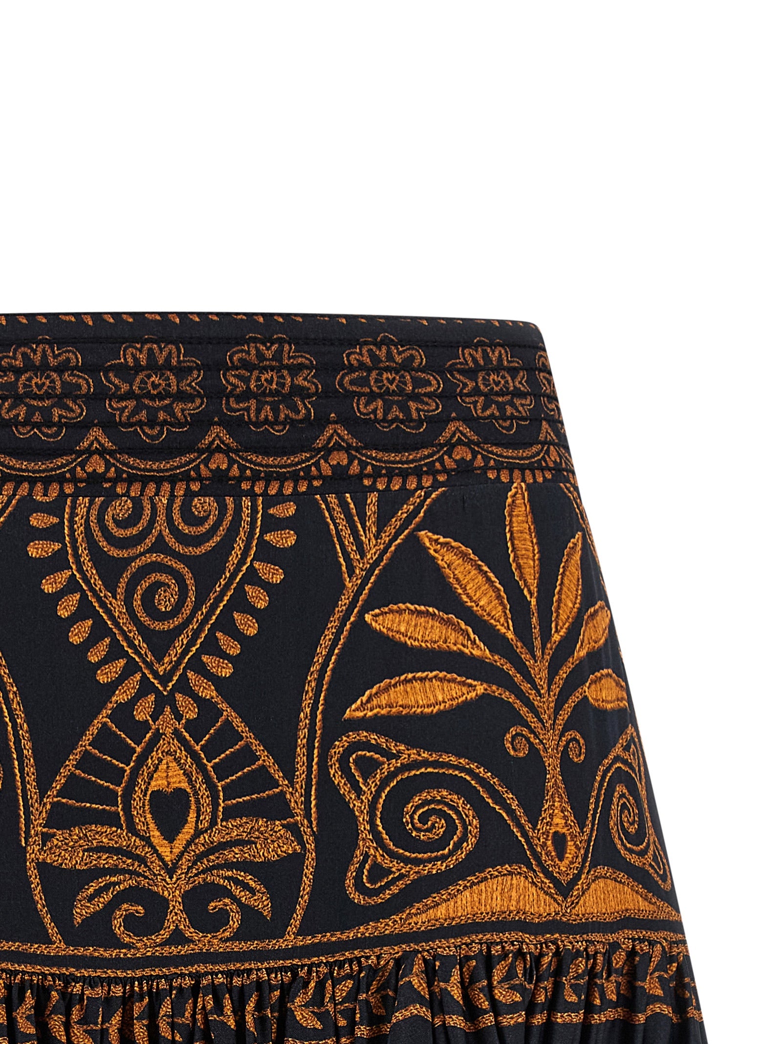 Farm Rio Cornely Anika Black Skirt