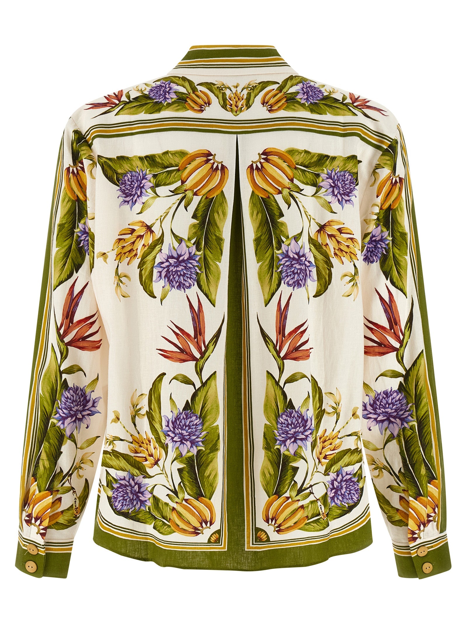 Farm Rio Sand Tropical Scarf Shirt