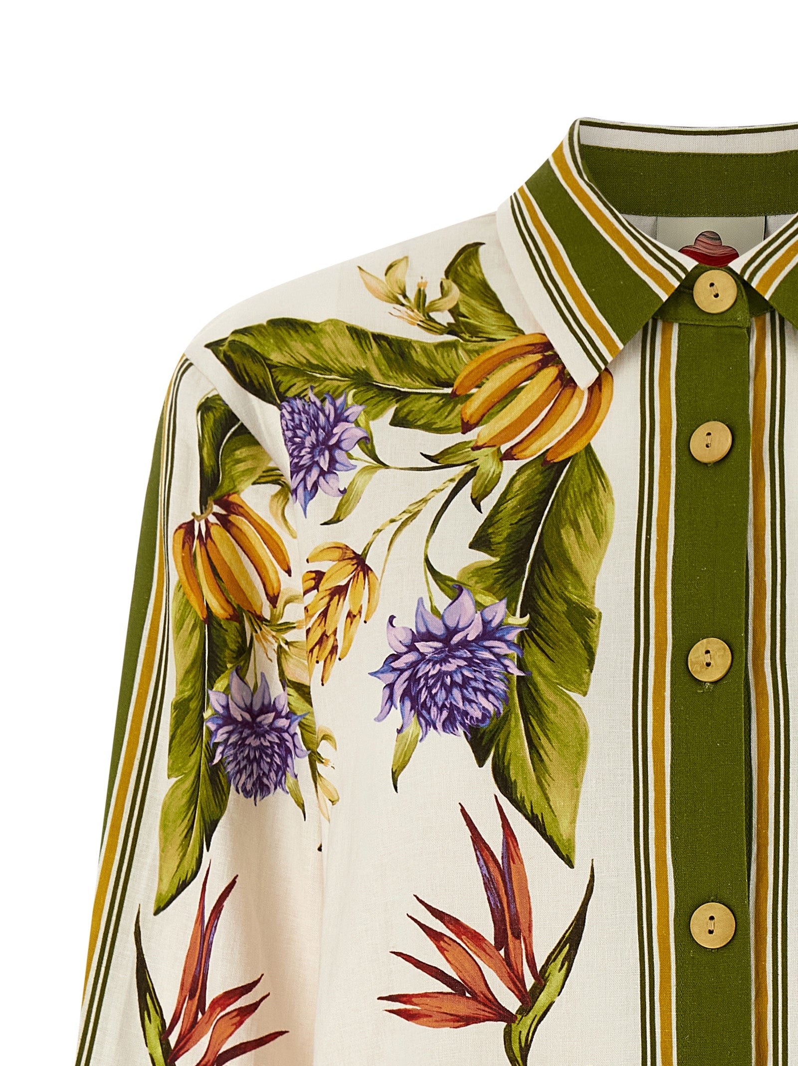 Farm Rio Sand Tropical Scarf Shirt