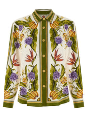 Farm Rio Sand Tropical Scarf Shirt