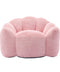 Faux Fur Bean Bag Lounge Chair with Armrests – Pink