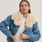Faux Fur Detachble Denim Jacket-Jacket-Bluivy-S-LT.DENIM-Urbanheer