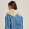 Faux Fur Detachble Denim Jacket-Jacket-Bluivy-S-LT.DENIM-Urbanheer