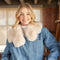 Faux Fur Detachble Denim Jacket-Jacket-Bluivy-S-LT.DENIM-Urbanheer