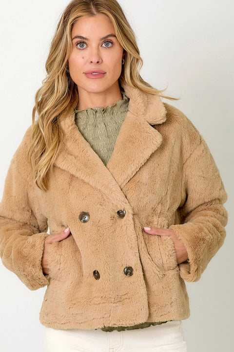Faux Fur Jacket-Jacket-Mystree-S-Latte-Urbanheer
