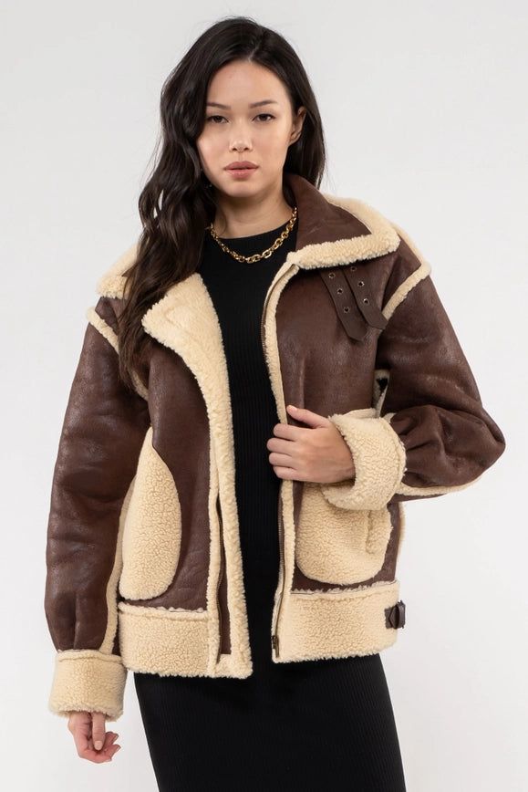 美品】OHOTORO Oslo Reversible Mustang ブラウン（期間限定値下げ中 