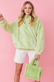 Faux Fur Oversized Pear Hoodie-Tops-Buy Me Fur Ltd-One Size-Pear-Faux Fur-Urbanheer