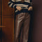Faux Leather Bootcut Pants