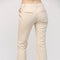 Faux Leather Flare Pants-Pants-FATE-S-ECRU-Urbanheer