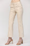 Faux Leather Flare Pants-Pants-FATE-S-ECRU-Urbanheer