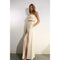Faux Leather Top And Pleated Slit Skirt Set CREAM/CREAM-Set-Mulla-S-CREAM/CREAM-Urbanheer