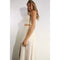 Faux Leather Top And Pleated Slit Skirt Set CREAM/CREAM-Set-Mulla-S-CREAM/CREAM-Urbanheer