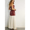 Faux Leather Top And Pleated Slit Skirt Set WINE-Set-Mulla-S-WINE-Urbanheer