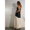 Faux Leather Top And Pleated Slit Skirt Set Black-Set-Mulla-S-BLACK-Urbanheer