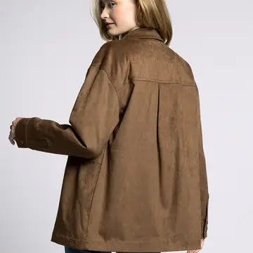 Faux Suede Jacket - Brenda Jacket