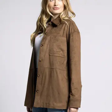 Faux Suede Jacket - Brenda Jacket