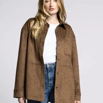 Faux Suede Jacket - Brenda Jacket