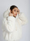 Fawn Reversible Faux Fur Hoodie - Taupe-Hoodie-Blanc Noir-M-White/Warm Taupe-Urbanheer
