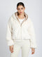 Fawn Reversible Faux Fur Hoodie - Taupe-Hoodie-Blanc Noir-M-White/Warm Taupe-Urbanheer