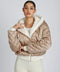 Fawn Reversible Faux Fur Hoodie - Taupe-Hoodie-Blanc Noir-M-White/Warm Taupe-Urbanheer